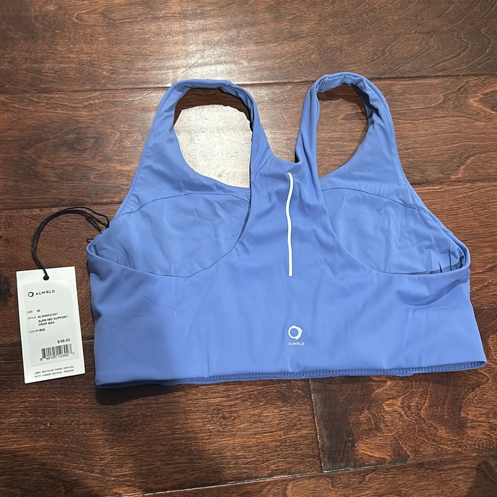 ALWRLD ALRN Mid Support Crop Sports Bra - Picture 3 of 12